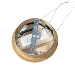 QAZQA Professional Goldene Pendelleuchte 40 cm inkl. LED 3-stufig dimmbar - Girello