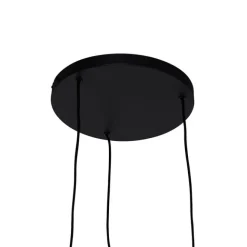 Trio Leuchten Hängelampe aus Bronze mit Taupe und Beige, 3-flammig – Ans