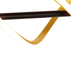 Trio Leuchten Hängelampe Gold inkl. LED 3-stufig dimmbar in Kelvin - Henk