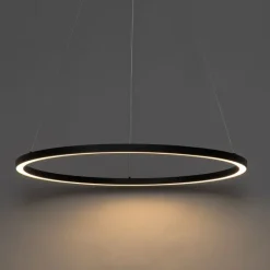 QAZQA Professional Hängelampe schwarz 80 cm inkl. LED 3-stufig dimmbar - Girello