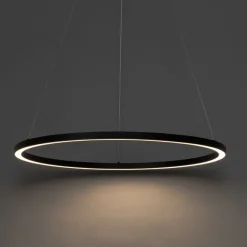 QAZQA Professional Hängelampe schwarz 80 cm inkl. LED 3-stufig dimmbar - Girello