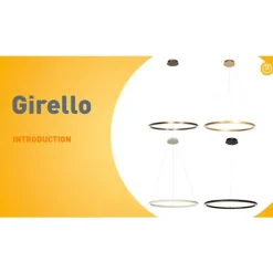 QAZQA Professional Hängelampe schwarz 80 cm inkl. LED 3-stufig dimmbar - Girello