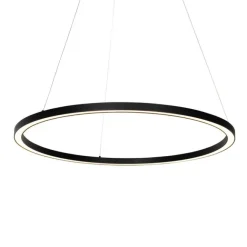 QAZQA Professional Hängelampe schwarz 80 cm inkl. LED 3-stufig dimmbar - Girello