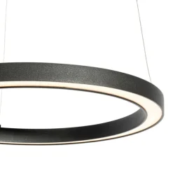 QAZQA Professional Hängeleuchte schwarz 40cm inkl. LED 3-stufig dimmbar - Girello