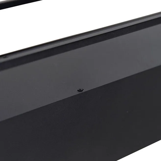 QAZQA Industrielle Hängelampe schwarz mit Gestell 4-flammig GU10 - Cage Rack