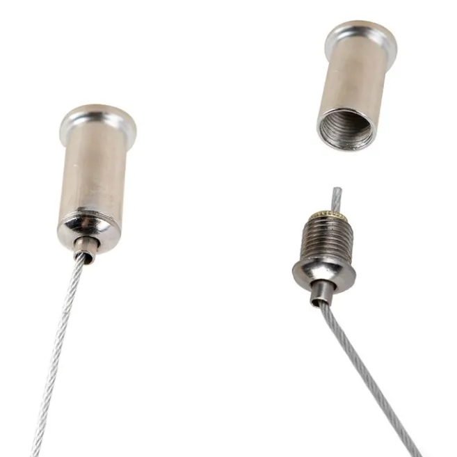 QAZQA Intelligente industrielle Hängelampe schwarz inkl. 4 WiFi A60 - Käfig