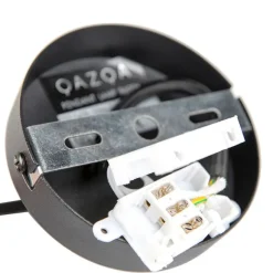 QAZQA Intelligente industrielle Hängelampe schwarz inkl. 4 WiFi A60 - Käfig