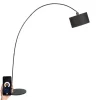 QAZQA Intelligente moderne Bogenlampe schwarz inkl. A60 Wifi - Vinossa