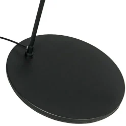 QAZQA Intelligente moderne Bogenlampe schwarz inkl. A60 Wifi - Vinossa