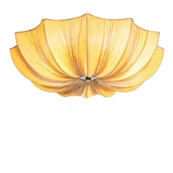 Kinder QAZQA Japandi Deckenleuchte Beige 52cm 3-flammig - Plu