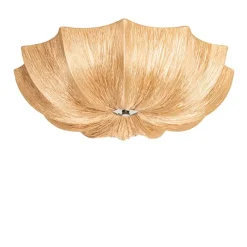 Kinder QAZQA Japandi Deckenleuchte Beige 52cm 3-flammig - Plu