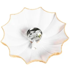 Kinder QAZQA Japandi Deckenleuchte Beige 52cm 3-flammig - Plu