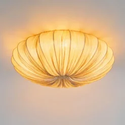 Kinder QAZQA Japandi Deckenleuchte Beige 60cm 5-flammig - Plu