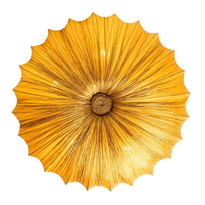 Kinder QAZQA Japandi Deckenleuchte Gold 60cm 5-flammig - Plu