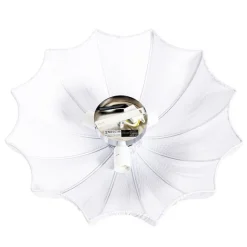 Kinder QAZQA Japandi Deckenleuchte Grau Seide 52cm 3-flammig - Plu