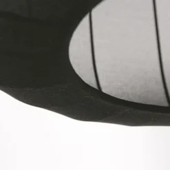 Anne Light & Home Japandi Pendelleuchte Schwarz mit Stoffschirm 45cm - Sable