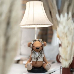 Kinder Happy Lamps Kinder Tischleuchte Bär Braun inkl. LED - Charles