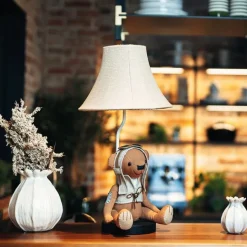 Kinder Happy Lamps Kinder Tischleuchte Bär Braun inkl. LED - Charles