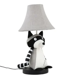 Kinder Happy Lamps Kinder Tischleuchte Waschbär Grau inkl. LED - Ben