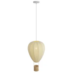 Kinder QAZQA Kinder-Pendelleuchte Beige Heißluftballon - Air Balloon