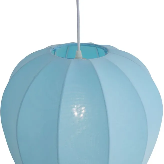 Kinder QAZQA Kinder-Pendelleuchte Blau Heißluftballon - Air Balloon