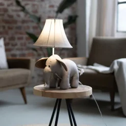 Kinder Happy Lamps Kindertischleuchte Elefant grau - Bobby