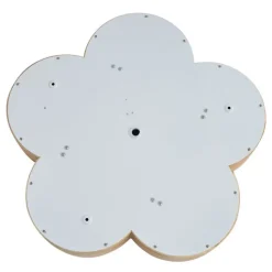 Kinder QAZQA Kinderzimmer-Deckenleuchte Holz mit Weiß - Lucille