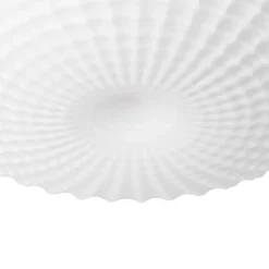 QAZQA Klassische Deckenleuchte schwarz mit Opalglas 23 cm IP44 - Nohmi