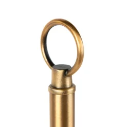 QAZQA Klassische Tischlampe Bronze mit weißem Schirm - Ashley