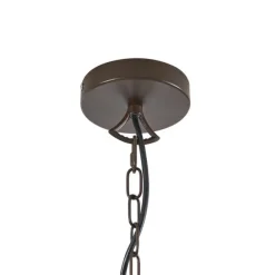 QAZQA Klassischer Kronleuchter Rostbraun 8-flammig - Giuseppe