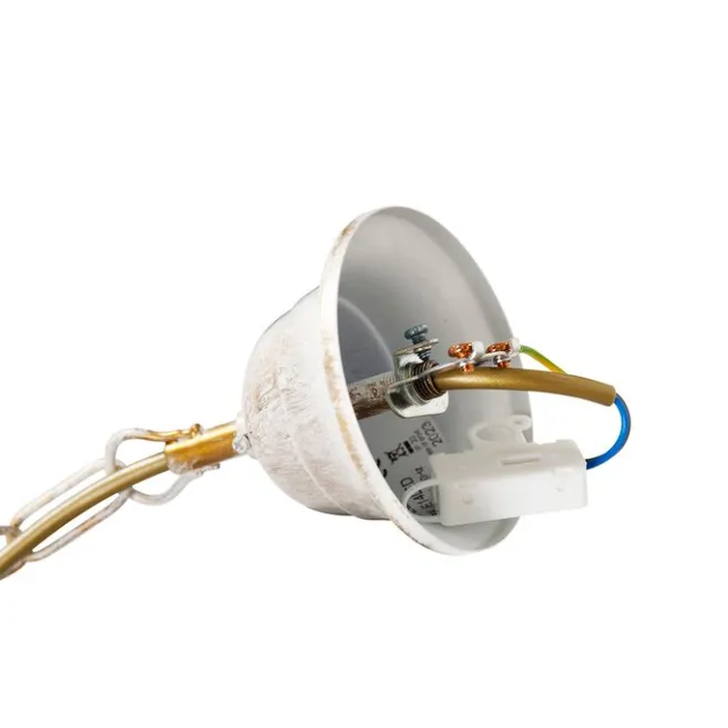 QAZQA Klassischer Kronleuchter Creme 8-flammig - Giuseppe