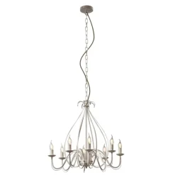 QAZQA Klassischer Kronleuchter Creme 8-flammig - Giuseppe