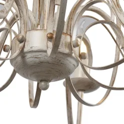 QAZQA Klassischer Kronleuchter Creme 8-flammig - Giuseppe