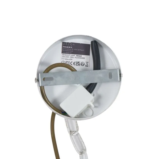 QAZQA Klassischer Kronleuchter Creme 5-flammig - Giuseppe