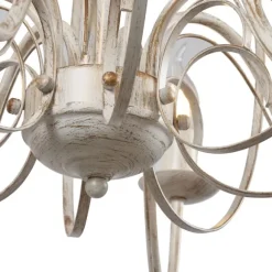 QAZQA Klassischer Kronleuchter Creme 5-flammig - Giuseppe