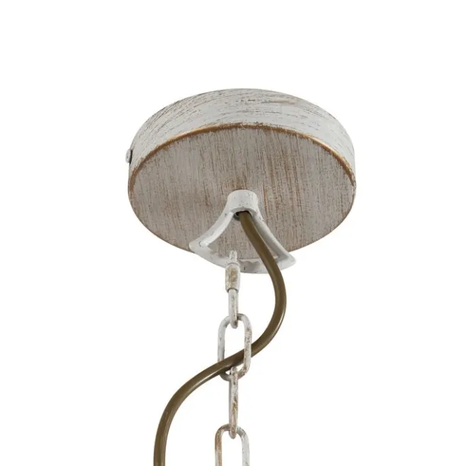 QAZQA Klassischer Kronleuchter Creme 5-flammig - Giuseppe