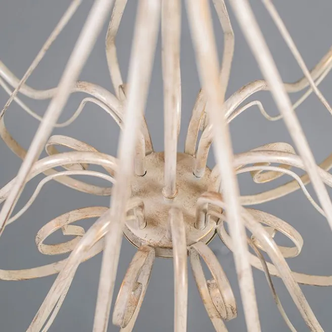 QAZQA Kronleuchter creme mit Klemmkappe 12 cm schwarz - Giuseppe 8