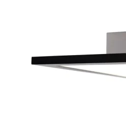 QAZQA LED Panel Schwarz 40 cm inkl. LED mit Fernbedienung - Liv