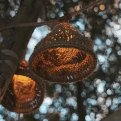 Newgarden Lichterkette braun 8m inkl. LED 10-flammig IP44 Solar wiederaufladbar - Maro