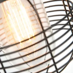 QAZQA Ländliche Außenleuchte schwarz IP44 - Guardado