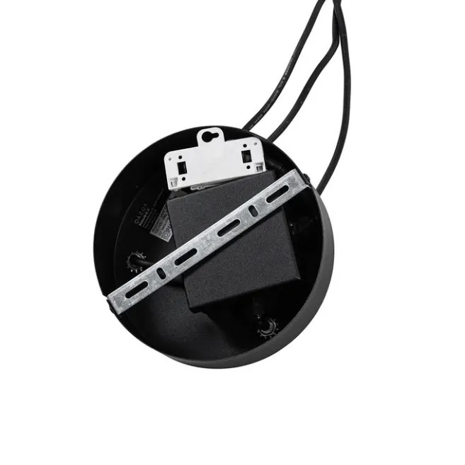 QAZQA Ländliche Hängelampe für den Außenbereich, Rattan, 3-flammig – Calamus