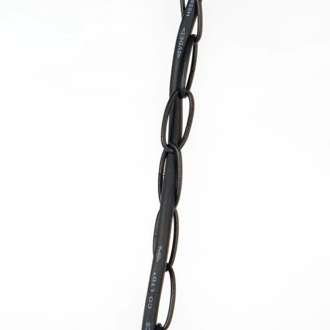 QAZQA Ländliche Hängelampe im Freien schwarz - Moreno