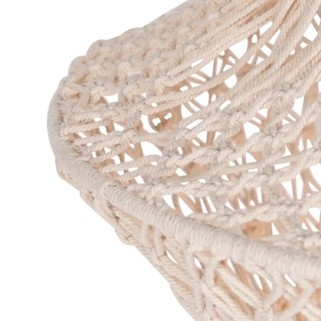 Kinder QAZQA Makramee Lampenschirm natur 90 cm