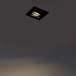 QAZQA Modern Smart Einbau Spot schwarz inkl. WiFi GU10 - Artemis