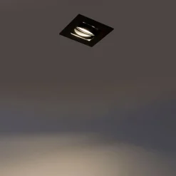 QAZQA Modern Smart Einbau Spot schwarz inkl. WiFi GU10 - Artemis