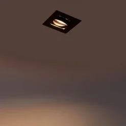 QAZQA Modern Smart Einbau Spot schwarz inkl. WiFi GU10 - Artemis