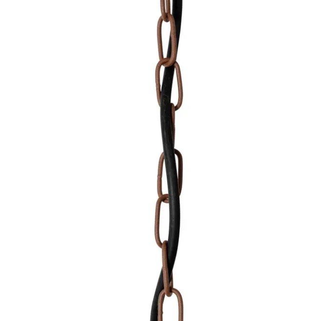 QAZQA Moderne Außenhängelampe rostbraun IP44 - Kansas