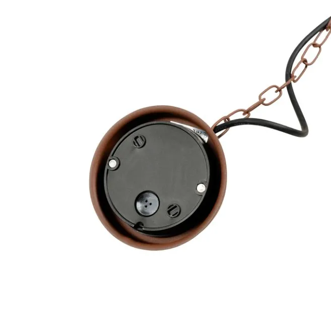 QAZQA Moderne Außenhängelampe rostbraun IP44 - Kansas