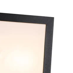 QAZQA Moderne Außenwandleuchte schwarz 2-Licht IP44 - Jeffrey