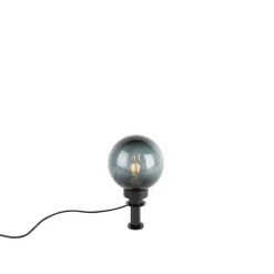 Trio Leuchten Moderne Aufsatzleuchte Rauchglas 20 cm IP44 - Moshi